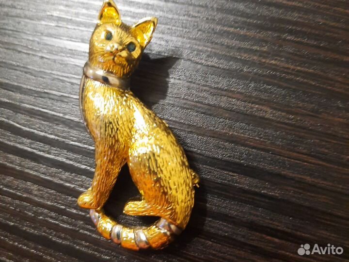 Брошь кошка Маркиза