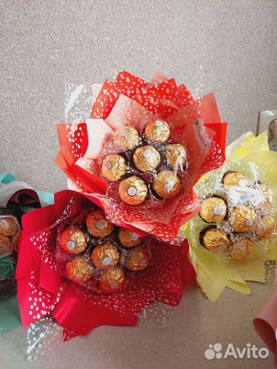 Наличие шоколадных букетов на 1 сентября