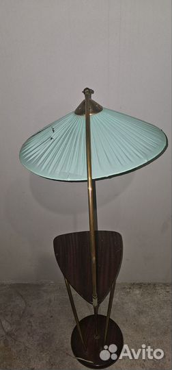 Торшер напольный со столиком СССР