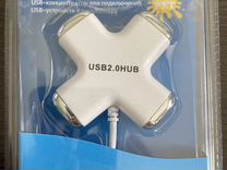 USB 2.0 HUB PC Pet Cross (4 порта, white)