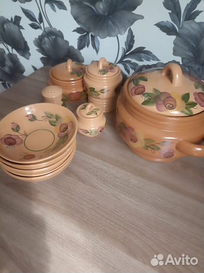 Столовый сервиз глина