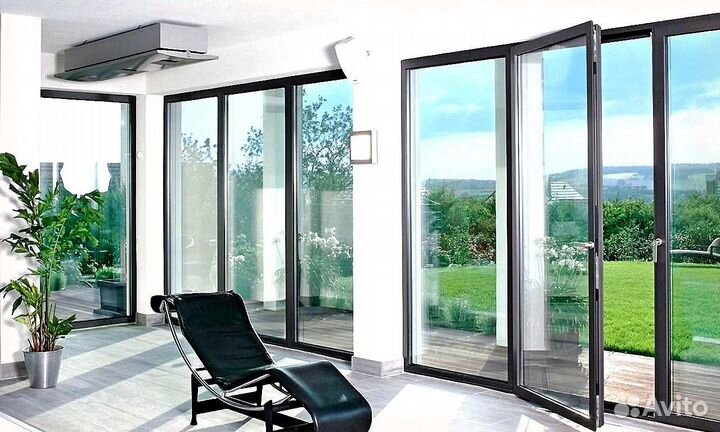 Алюминиевые раздвижные окна