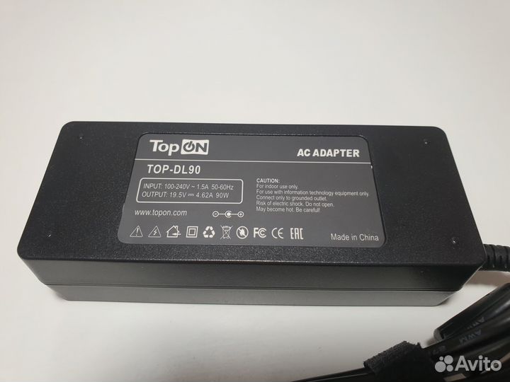 Блок питания для Dell 19.5V 4.62A (4.0x1.7) 90W