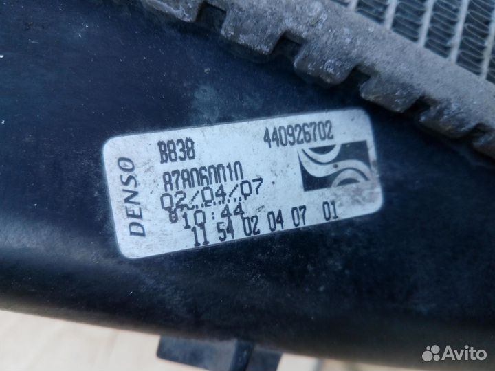 Радиатор основной Z13DTH Z13DTE на Опель Корса Д