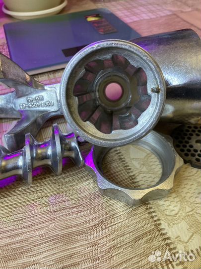 Мясорубка ручная СССР чугунная