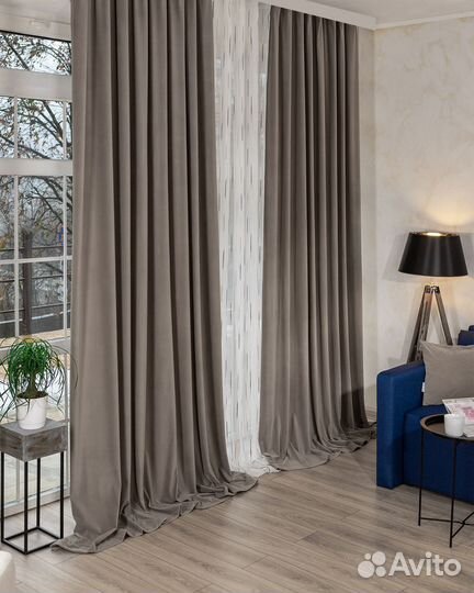 Шторы бархат Богема