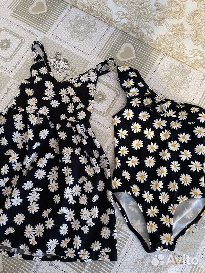Комплект купальник и платье