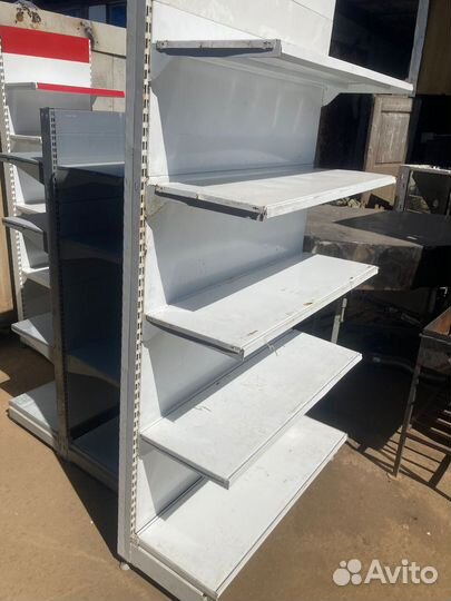 Стеллаж торговый пристенный тип 44