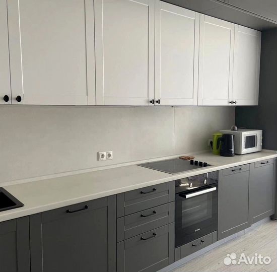 Прямой кухонный гарнитур AGT фасады