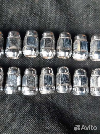 Колесные Хромированные удлиненные болты 12х1.25