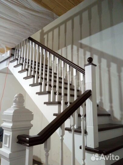 Отделка бетонных лестниц