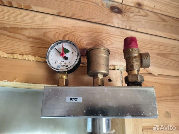 Система отопления Zota, группа безопасности stout