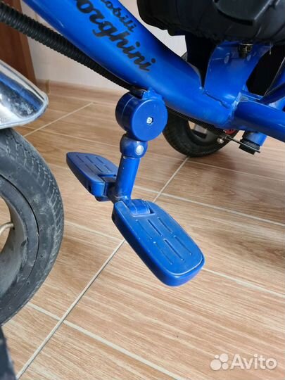 Детский велосипед коляска трехколесный