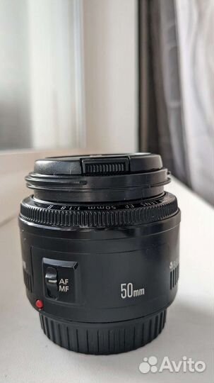 Объектив canon ef 50mm f 1 8 + сумка в подарок