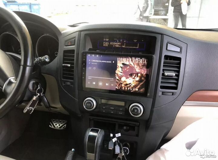 Mitsubishi Pajero 4 Android магнитола IPS DSP