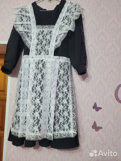 Школьный фартук и платье