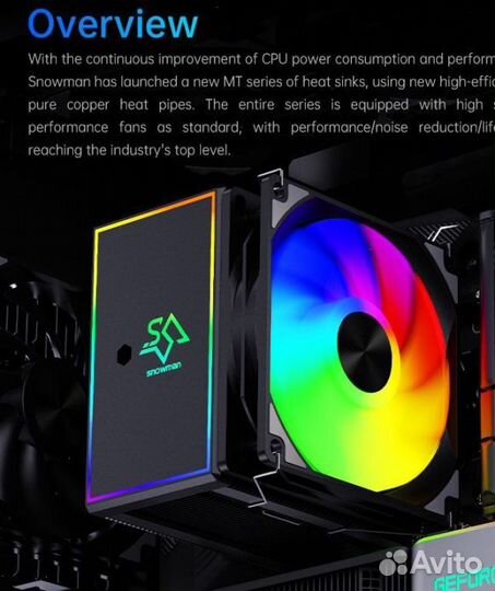 Башенный кулер для процессора