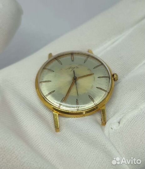 Часы Луч позолоченные СССР