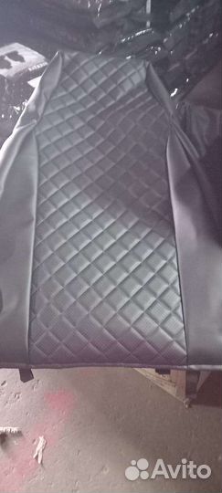 Чехлы на 2107 ромб синий