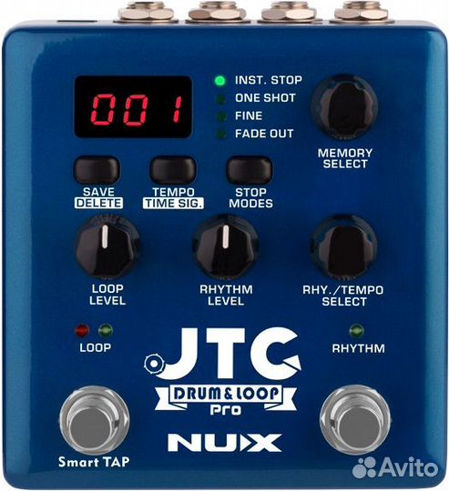 Педаль эффектов Nux NDL-5 JTC Drum&Loop Pro