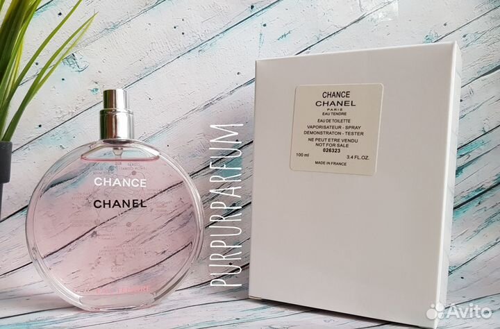 Тестер Chanel chance eau tendre Шанель духи 100 мл