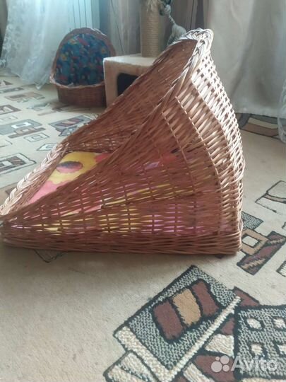 Корзина плетёная для животных