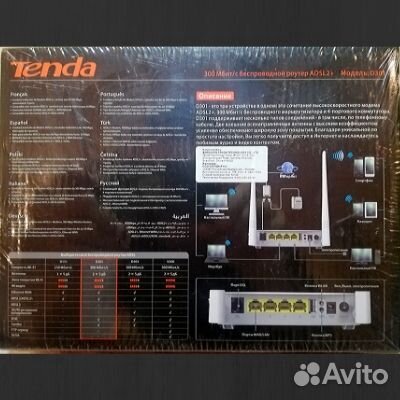 WI-FI роутер Tenda D301