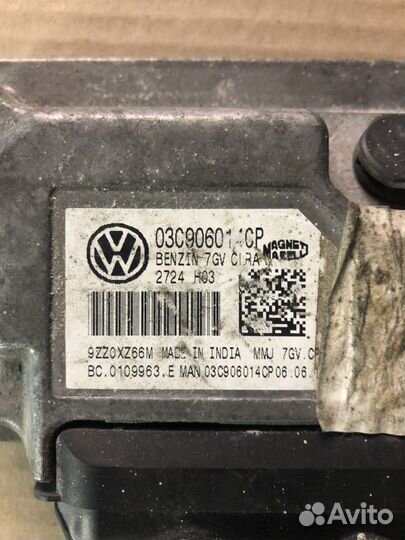 Эбу двигателя VW Jetta 6 1.6