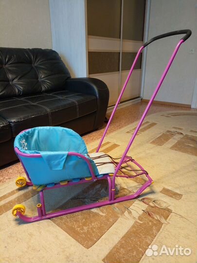 Санки с колесиками Nika kids