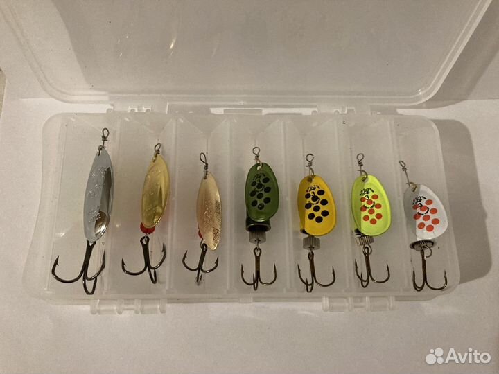 Набор блесен 14 шт в коробке
