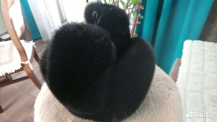 Норковая шапка мужская