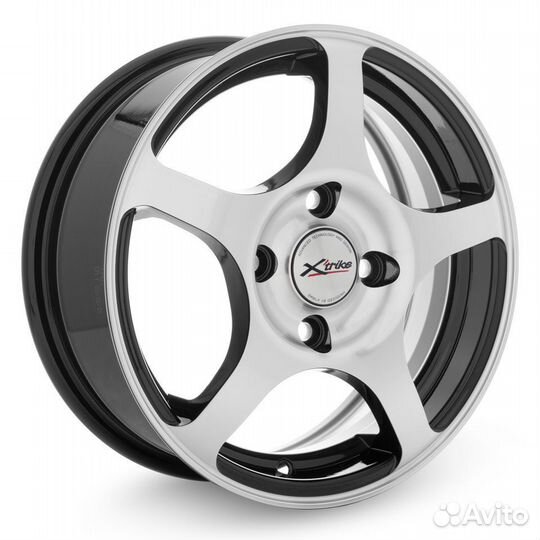 R14 4x100 5,5J ET35 D67,1 X'trike X-103 BK/FP