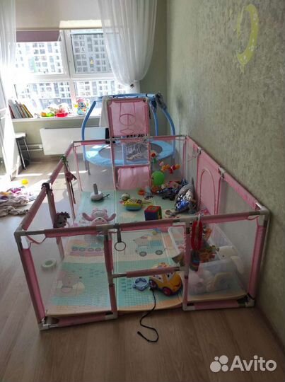 Большой детский манеж бу