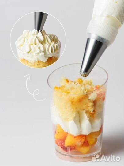 Кондитерский мешок с насадками для крема