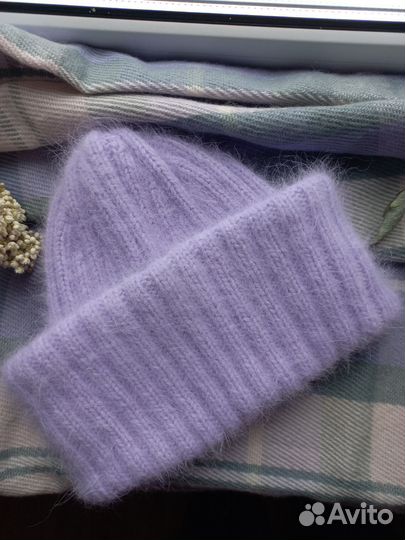 Шапка из пуха норки ручной работы