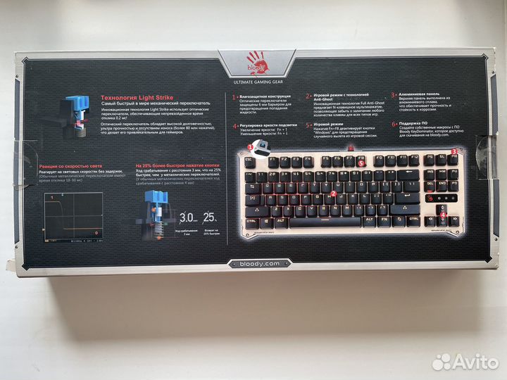 Клавиатура 80 b830 bloody