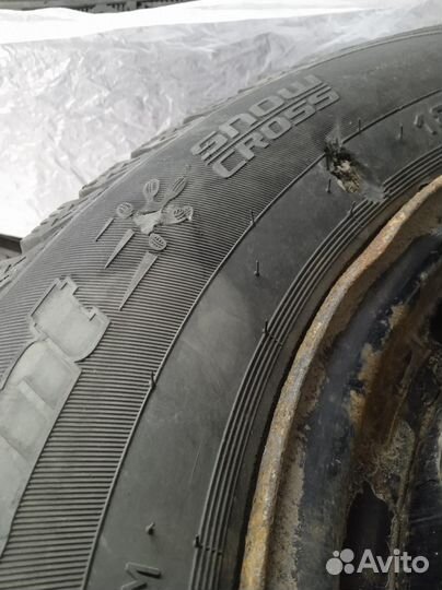 185/70 R14 Cordiant Snow Cross Зима Штампованные R