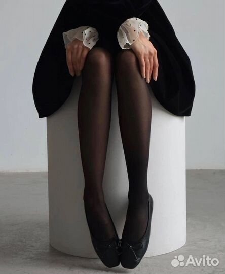 Черное бархатное платье