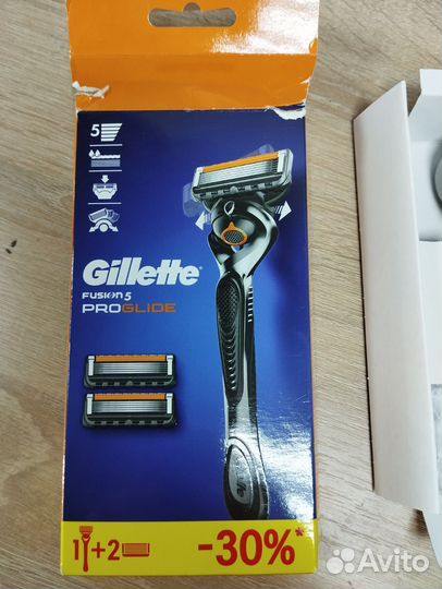 Gillette fusion proglide 5, станок + 3 лезвия