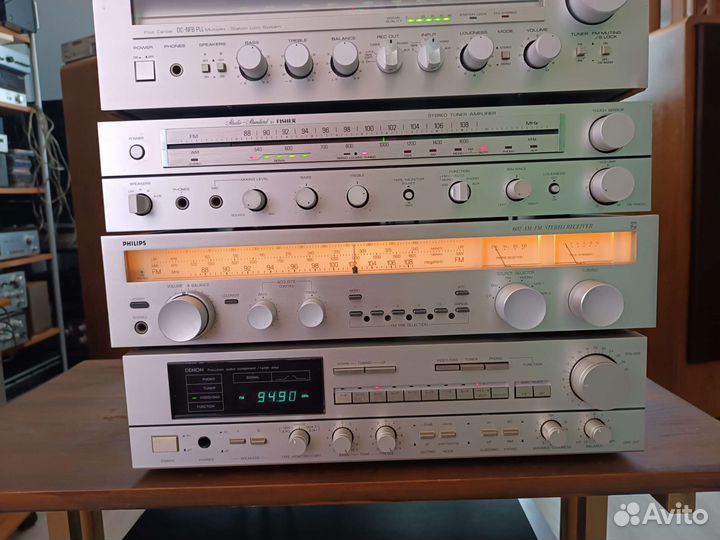 Ресиверы Denon Philips Fisher Yamaha Hitachi