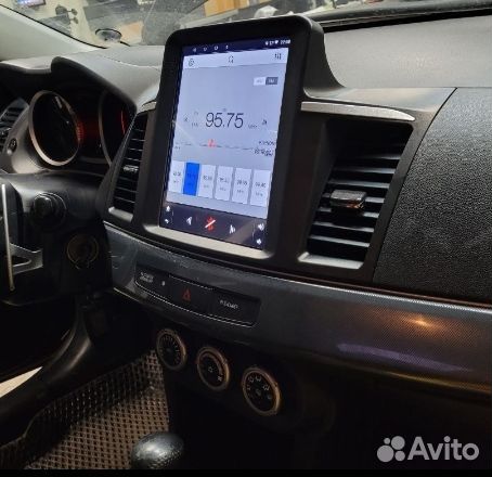 Mitsubishi Lancer 10 магнитола Android стиль Tesla