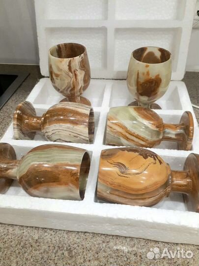 Бокалы из оникса