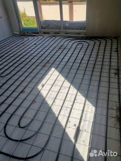 Монтаж отопления, теплых полов, водоснабжения