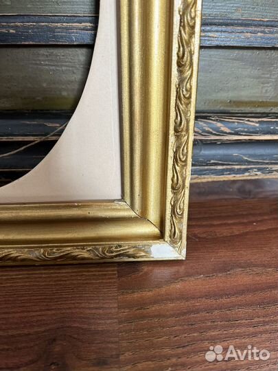 Рама/багет с лепниной для картины. Винтаж