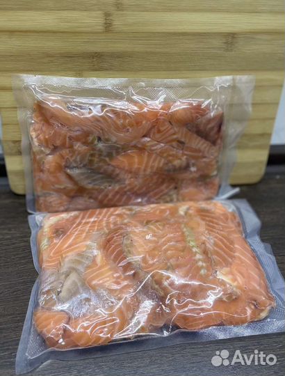 Кусочки семги с/с