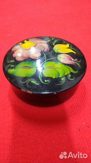 Шкатулка. Лак. Роспись. Винтаж