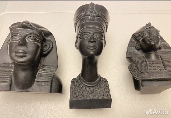 Статуэтки черный камень египет