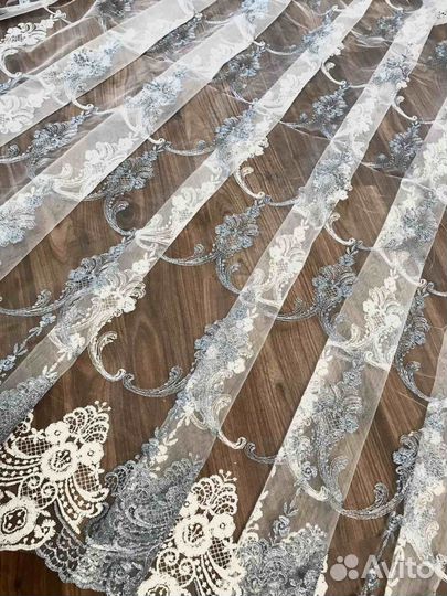 Тюль новый на отрез