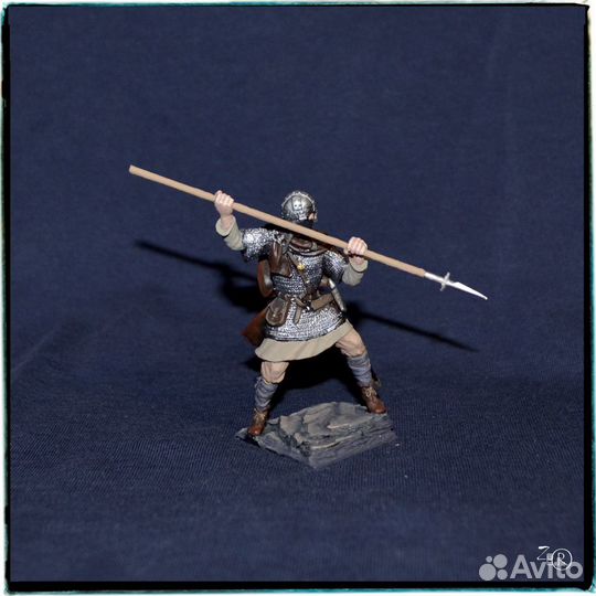 Викинг Оловянная миниатюра Солдатик 54 мм
