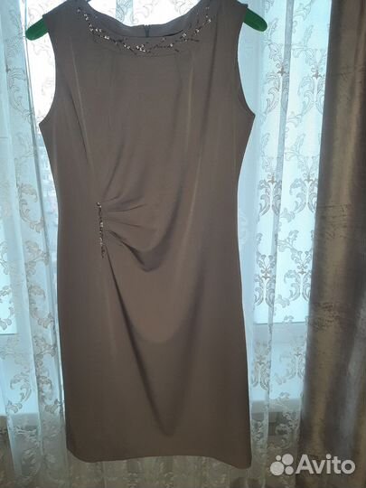 Платье женское вечернее 48.50,цвет капучино